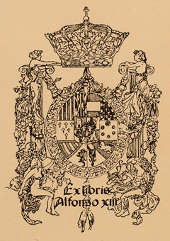 Exlibris de Alfonso XIII