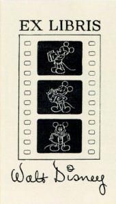 Exlibris de Walt Disney
