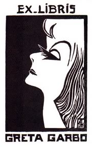 Exlibris de Greta Garbo