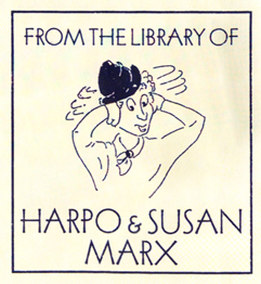 Exlibris de Harpo Marx