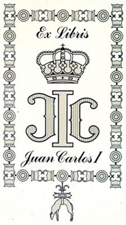 Exlibris de Juan Carlos I