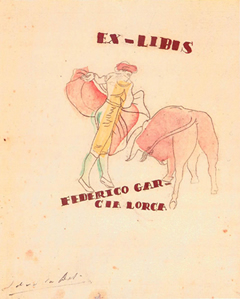 Exlibris de Federico García Lorca