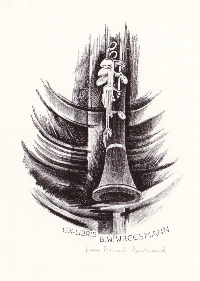 Exlibris de Jean-Marcel Bertrand