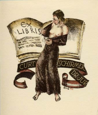 Exlibris de Anton Blöchlinger