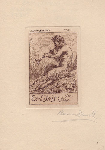 Exlibris de Ramón Borrell
