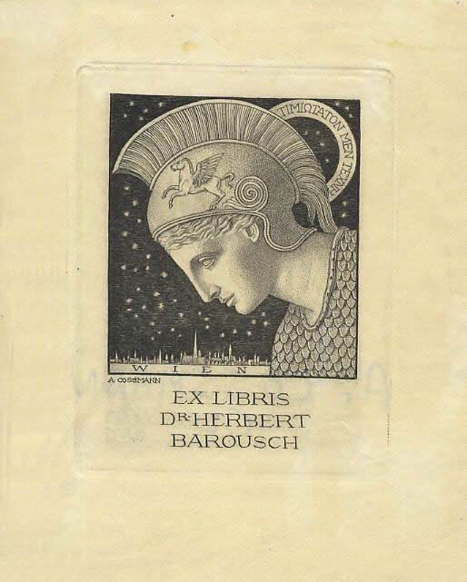 Exlibris de Alfred Cossmann