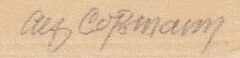 Firma de Alfred Cossmann