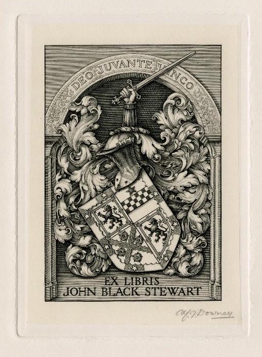 Exlibris de Alfred James Downey