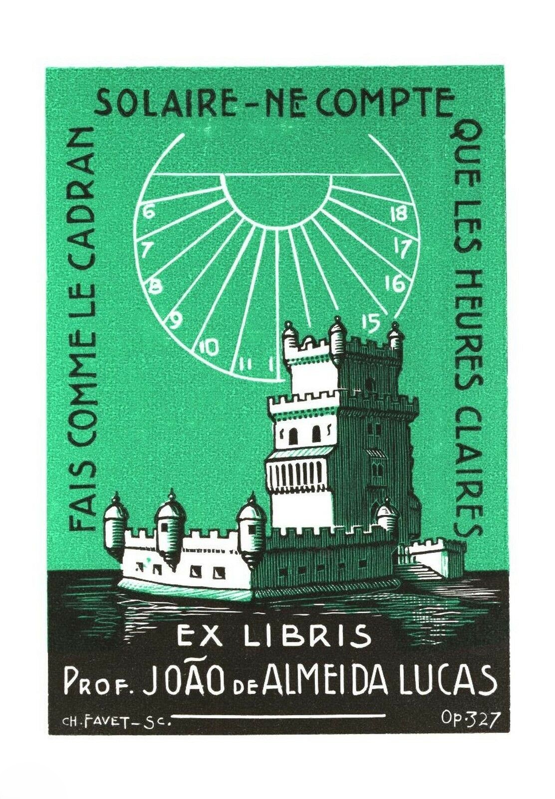Exlibris de Charles Favet