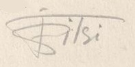 Firma de Fritz Gilsi