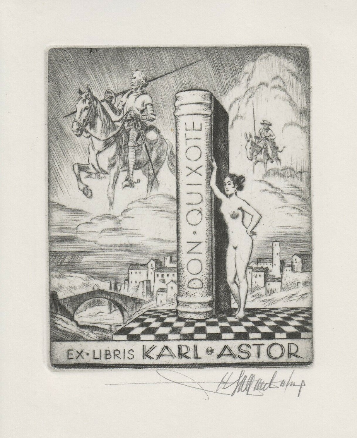 Exlibris de Walter Helfenbein