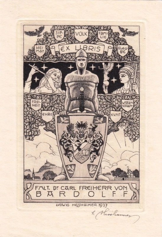 Exlibris de Ludwig Hesshaimer