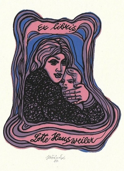 Exlibris creado por Jaroslav Hořánek