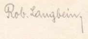 Firma de Robert Langbein