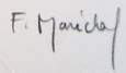 Firma de François Maréchal