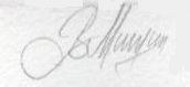 Firma de Valery Mishin