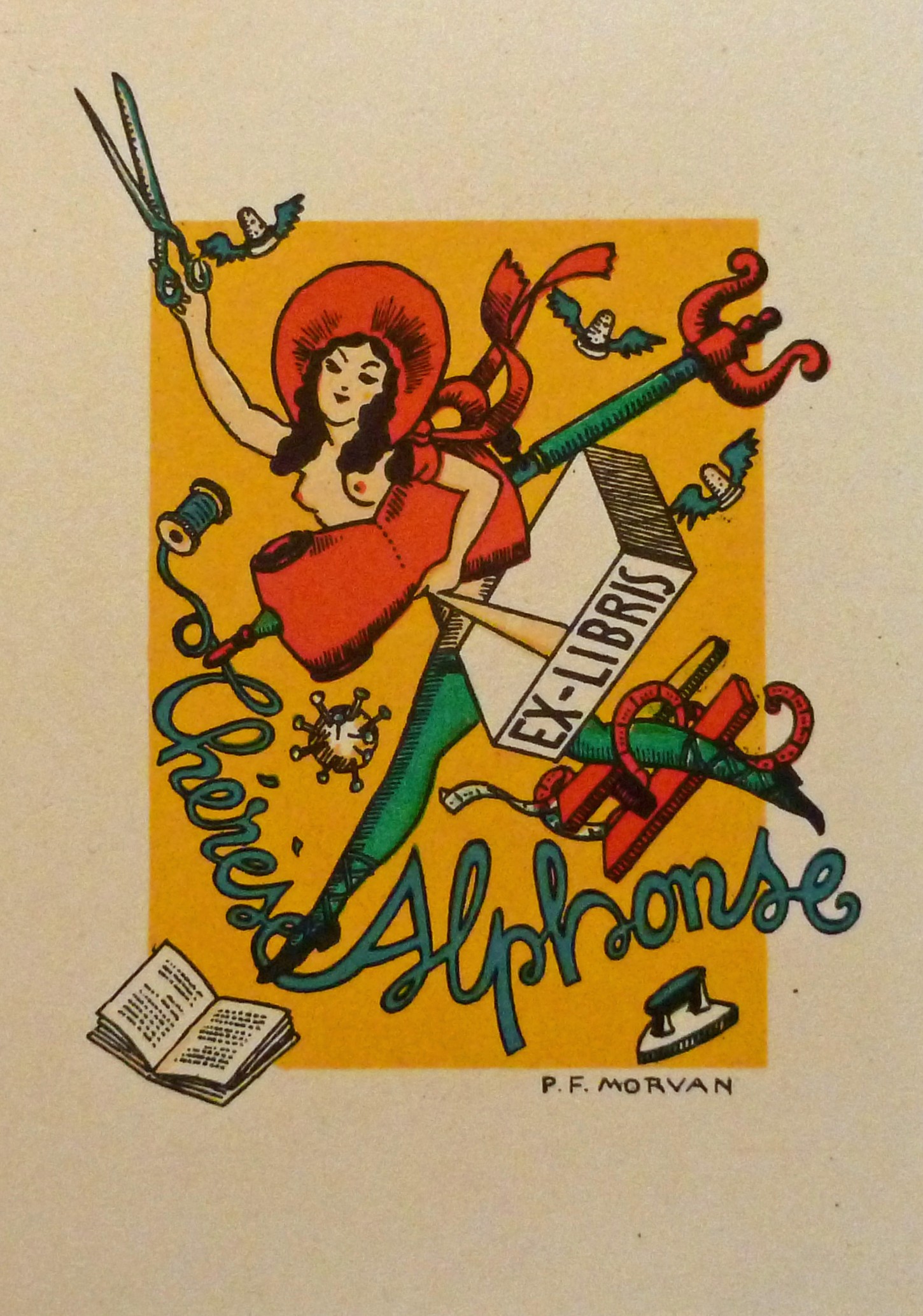 Exlibris de Paul-François Morvan