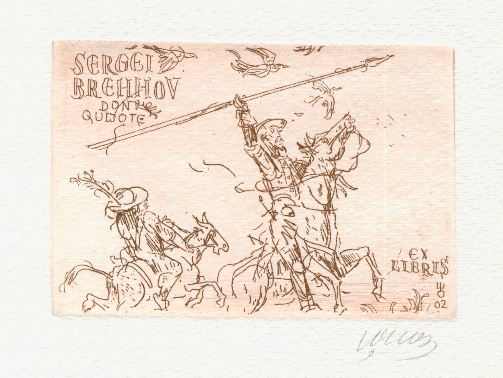 Exlibris de Evald Okas