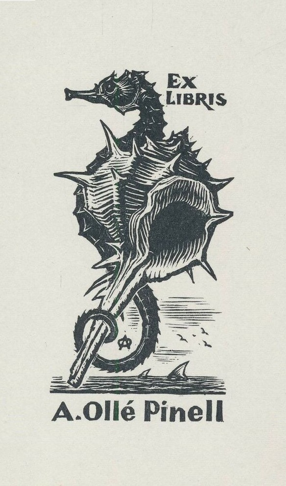 Exlibris de Antonio Ollé Pinell
