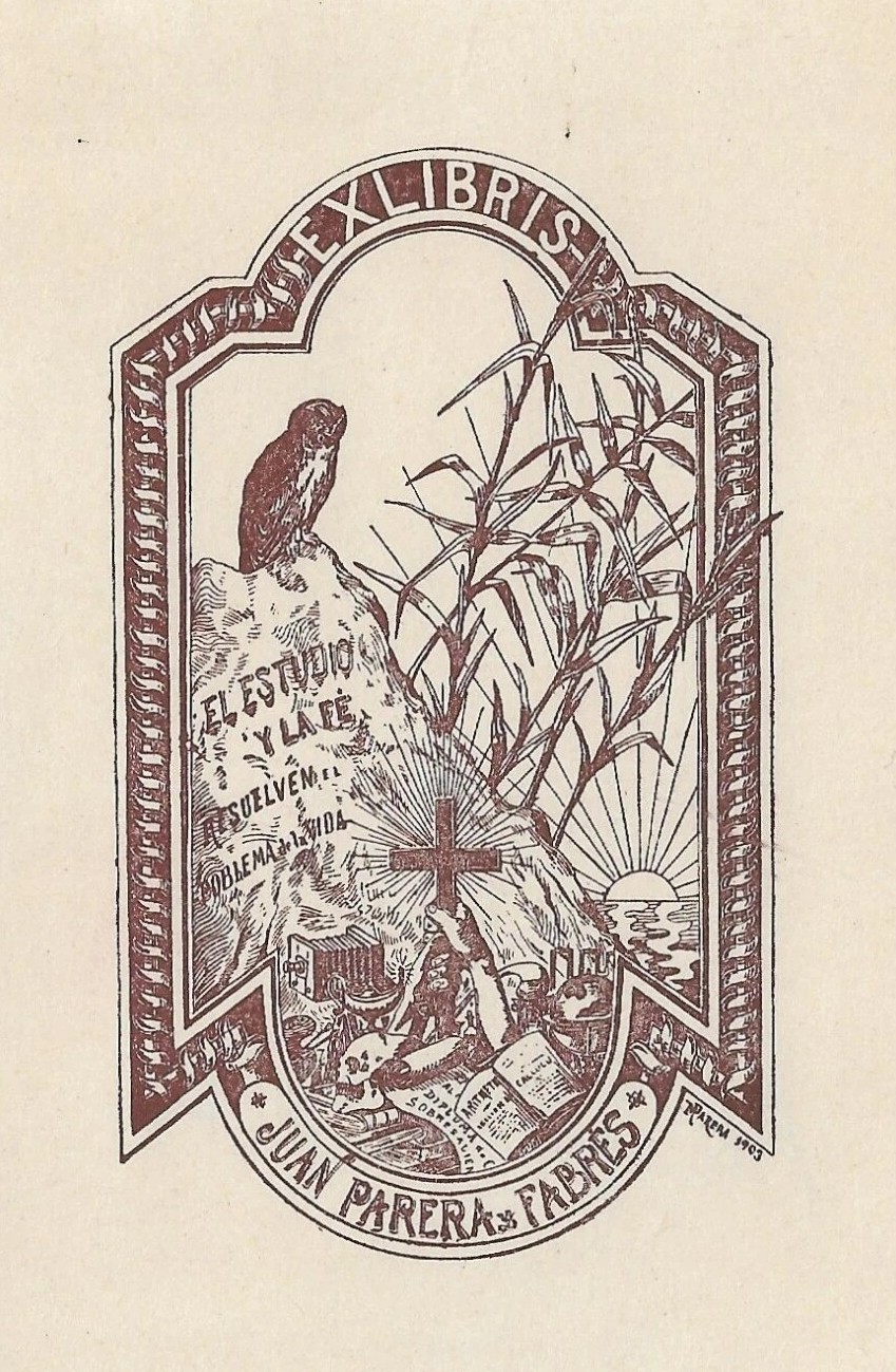 Exlibris de Miquel Parera i Saurina