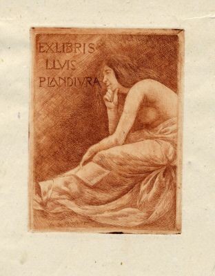 Exlibris de Alexandre de Riquer