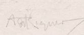 Firma de Alexandre de Riquer