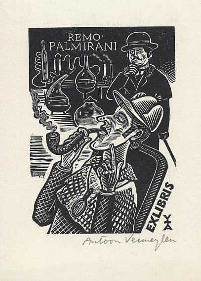 Exlibris de Antoon Vermeylen
