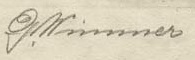 Firma de Georg Wimmer