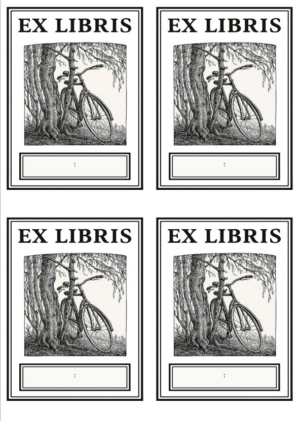 Free Printable Exlibris (Bookplates) | Personalized Ex Libris Generator ...