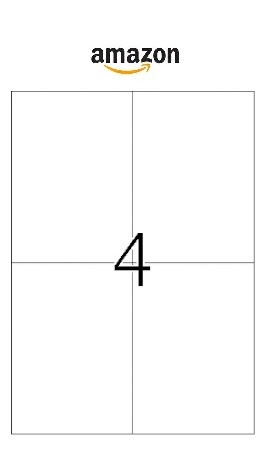 Pegatinas tamaño A4