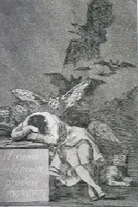 Etching by Goya