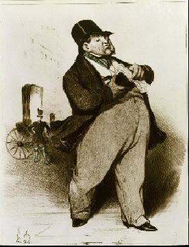 Lithographie de Honoré Daumier